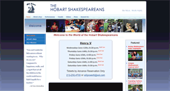 Desktop Screenshot of hobartshakespeareans.org